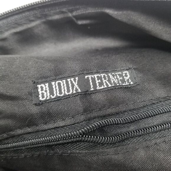 Bijoux Terner Black VEGAN LEATHER Hobo Bag. - Picture 7 of 12